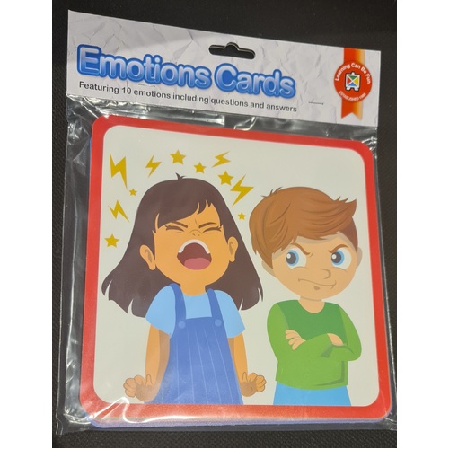 Emotion Cards with Q & A Guide - Emotions Training