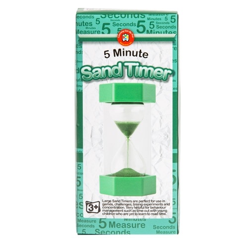 Large Green Sand Timer - 5 Minutes