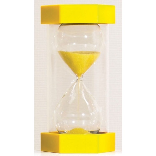Large Yellow Sand Timer - 10 Minutes