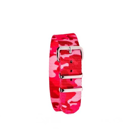Easy Read Time Teacher Replacement Strap - Pink Camo