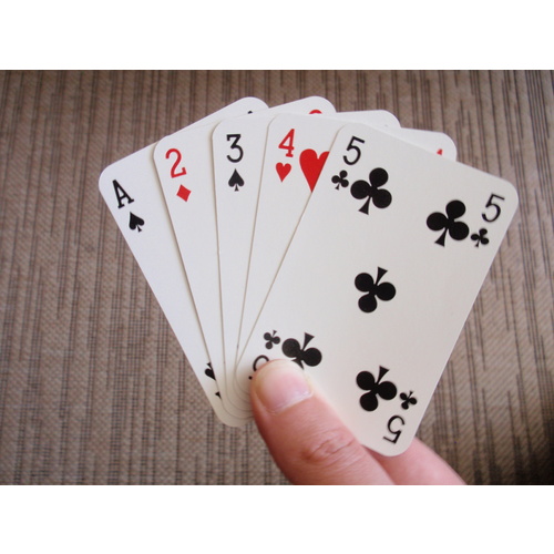 Pack of standard Playing Cards with Learning Game Inside