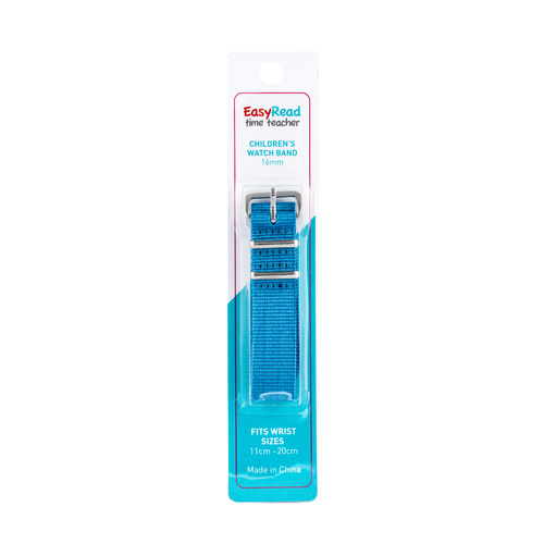 Easy Read Replacement Watch Strap - Bright Blue