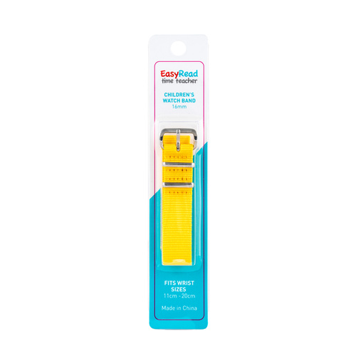 Easy Read Time Teacher Replacement Strap - Yellow
