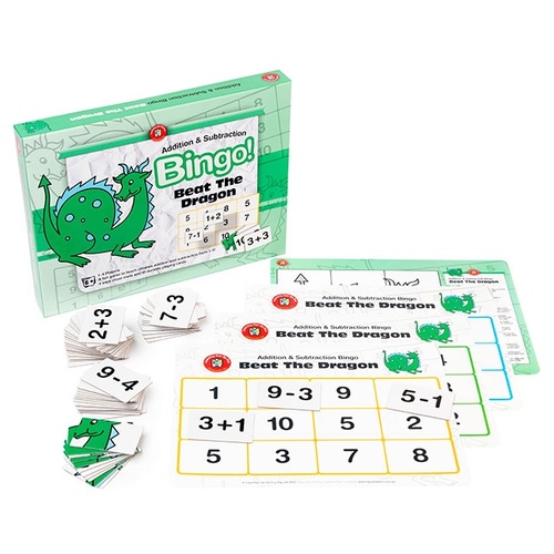 Beat The Dragon Bingo - Addition And Subtraction 6+