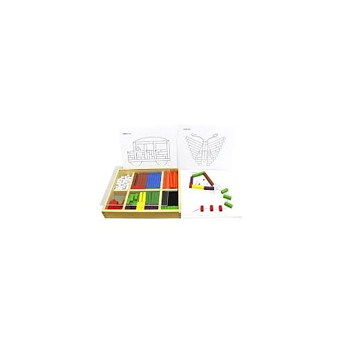 Wooden Cuisenaire Learning Counting Rods by Qtoys