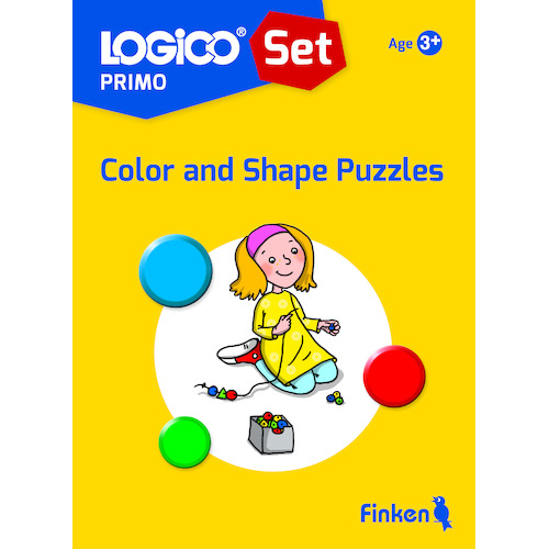 Colour and Shape Puzzles Learning Cards for LOGICO Primo Board 3 years +