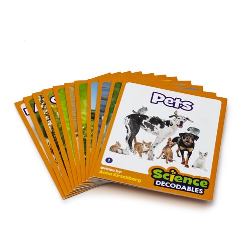 12 Science Decodable Readers Phase 2 - Animals -NON-FICTION Books - By Junior Learning