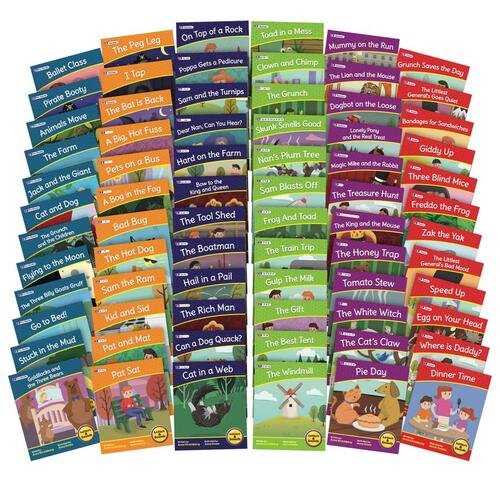 Decodable Readers Library Set 2 - Fiction by Beanstalk Books