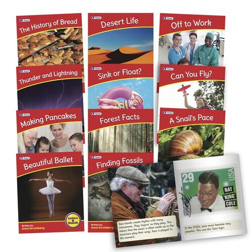 12 Decodable Readers Set 2 Phase 6 - Spelling -  Non Fiction Books - By Beanstalk Books