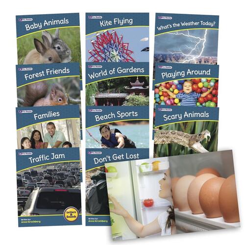 12 Decodable Readers Set 2 Phase 1 - Speaking and Listening -  Non Fiction Books - By Beanstalk Books