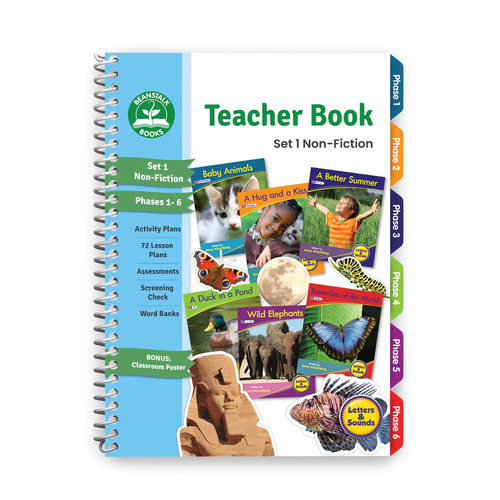 Teacher Book - Set 1 Decodable Readers - Non Fiction - By Junior Learning