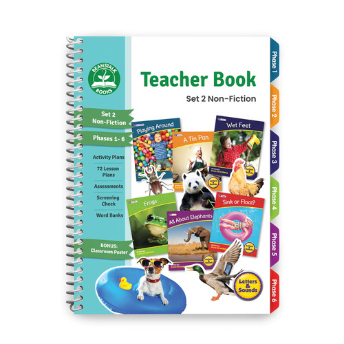 Teacher Book - Set 2 Decodable Readers - Non-Fiction - By Junior Learning
