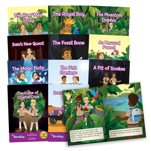 12 x Phase 5 The Beanies Hi-Lo Diversity Decodable Readers - Special Needs  - By Junior Learning