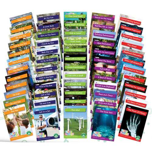 NEW Real World Non-Fiction Hi-Lo Decodable Library by Beanstalk Books