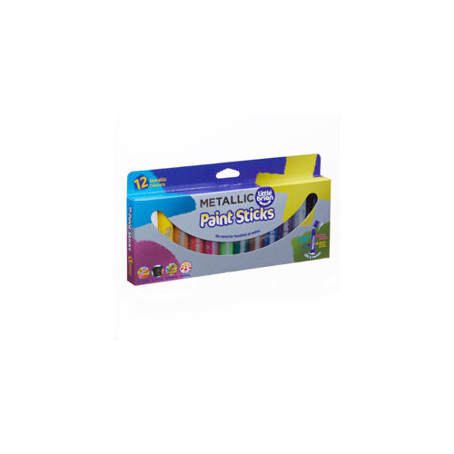 12 pk of Metallic Paint Sticks by Little Brian