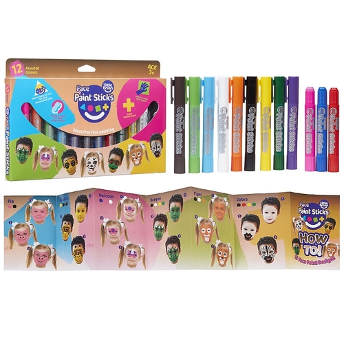 Little Brian FACE PAINT Sticks Classic 12 pk