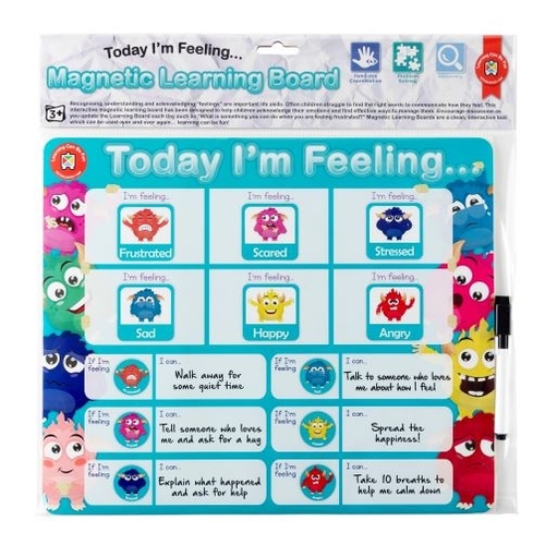 Today I am Feeling Chart - Magnetic Emotions Learning Board by Learning Can be Fun